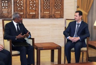 Annan Meets with Assad