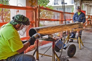 Work continues on the UN Secretariat during the Capital Master Plan Project.