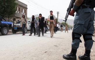 Valerie Amos in Afghanistan