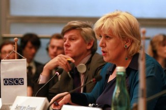 OSCE Dunja Mijatovic -  source OSCE Joana Karapataqi