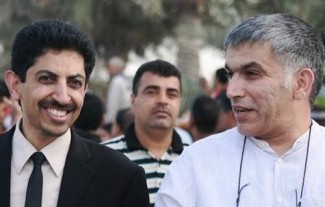 Bahrain_Abdulhadi_al-Khawaja_and_Nabeel_Rajab - source Bahrain Center for Human rights