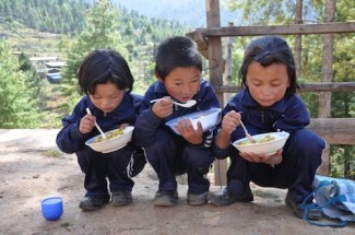 Children in Bhutan - source WFP