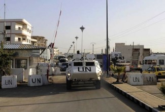 UNDOF base in Golan Heights - UNDOF