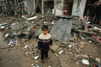 Gaza Palestinian boy - UN archive